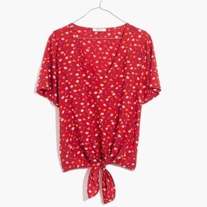 Madewell Tie-Front Blouse
